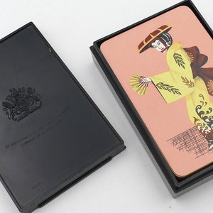 Vintage 1950&#39;s De La Rue Boudoir Deck of Playing Cards Complete