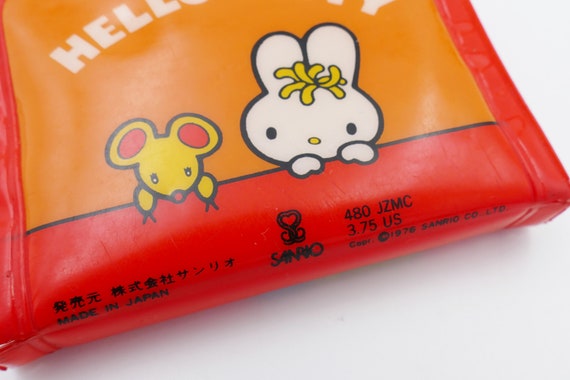 1976 Vintage Sanrio Kawaii Hello Kitty Spiegel Kamm PVC