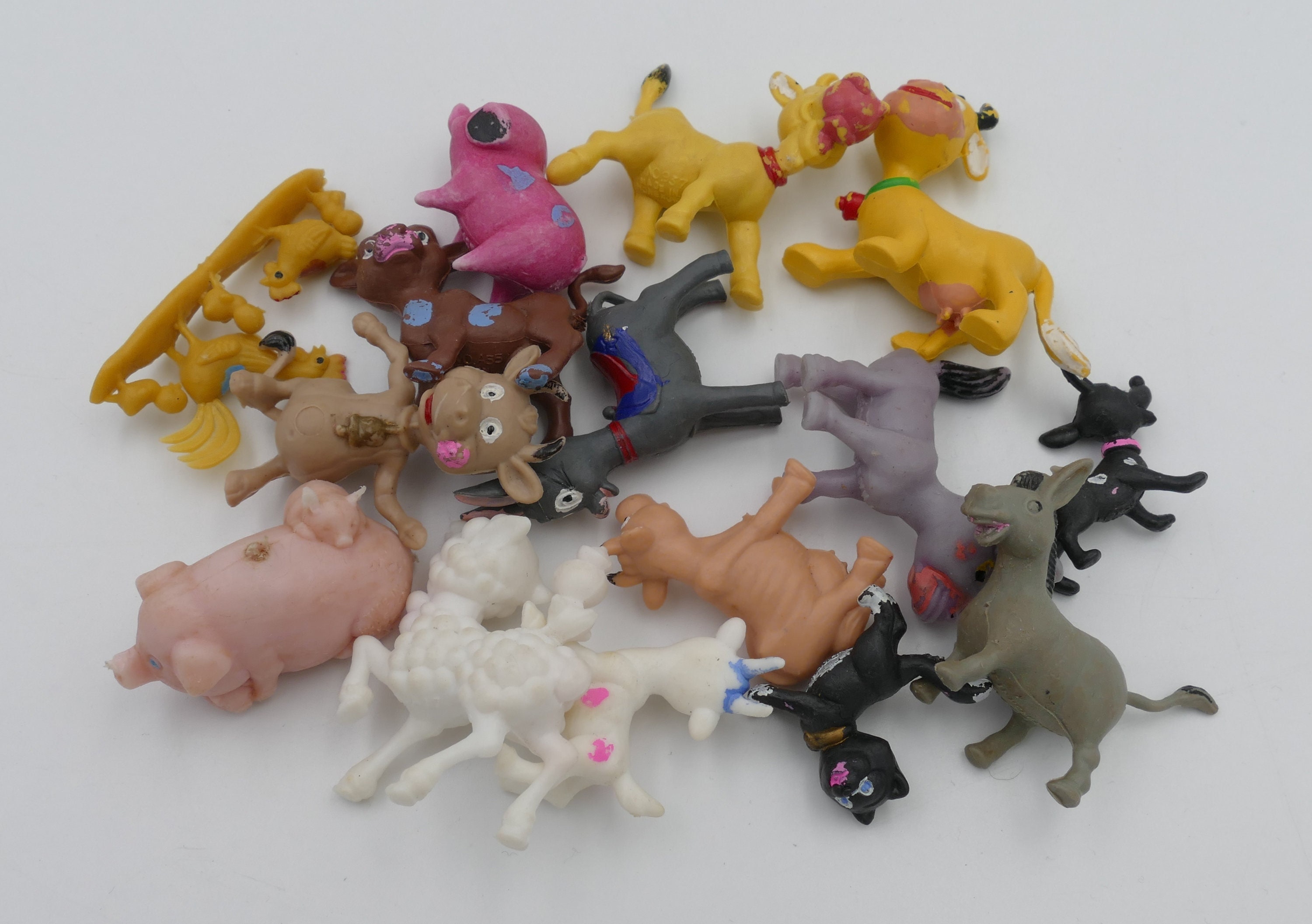 Set of Fifteen 1950's Comical Plastic Farm Animal - Etsy Hong Kong Set of Fifteen 1950's Comical Plastic Farm Animal - Etsy Hong Kong