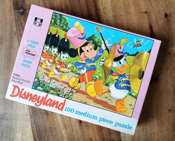 Vintage 1960's Walt Disney Puzzle Mickey Mouse Donald Duck - Etsy