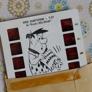 1950&#39;s Tru-Vue Picture Story Fred Flintstone Slide