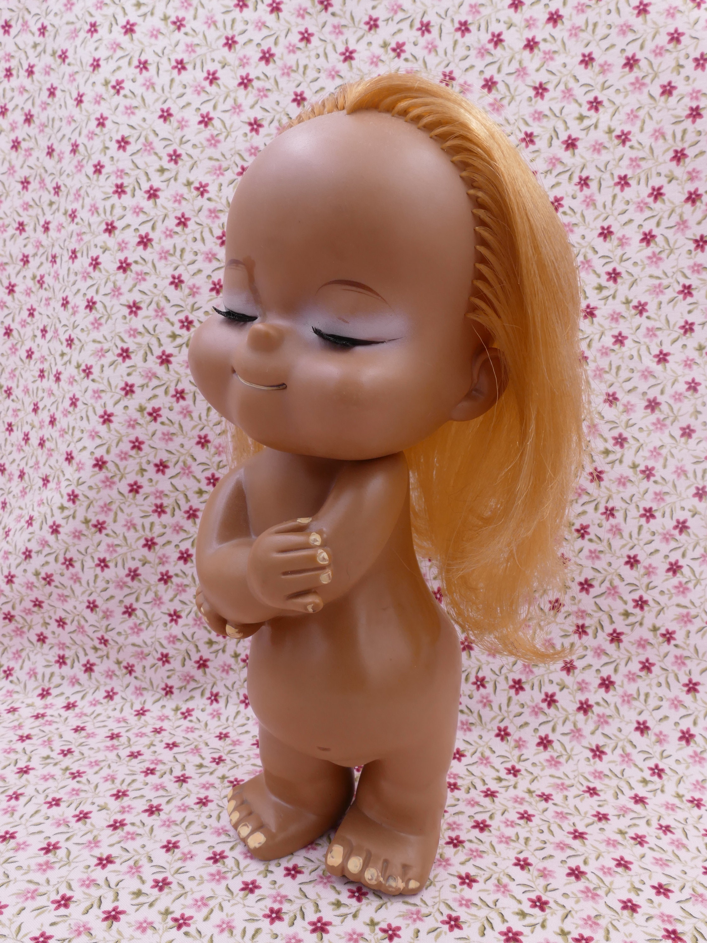 Vintage 1960s Japan Hong Kong Sun Bunnies Sassy Vinyl Doll