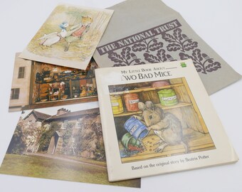 Vintage Beatrix Potter Collectibles Story Book Postcards