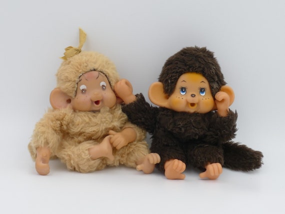昭和レトロ モンチッチ ぬいぐるみ マスコット 指しゃぶり あみぐるみ ニット 昭和レトロ モンチッチ ぬいぐるみ マスコット 指しゃぶり