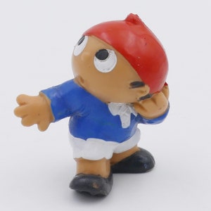 1978 Mascotte ZDF Mainzelmannchen Figurine en caoutchouc PVC Allemagne