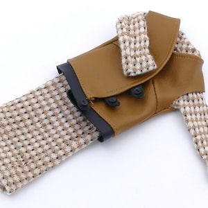 1964 American Character Tressy Fashion Doll Fashion Knitted Dress Faux Leather Waistcoat