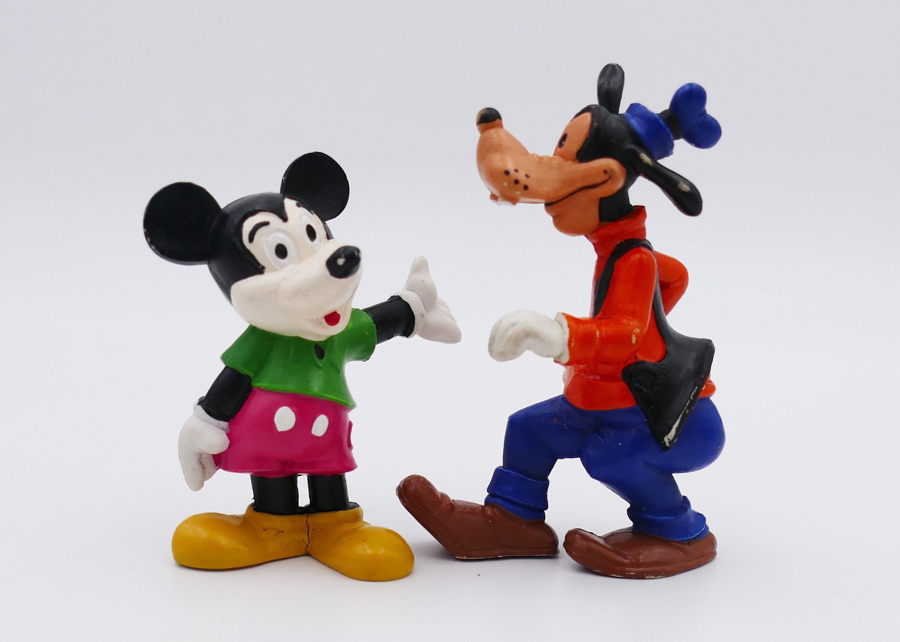 ヴィンテージ 1980 年代 ウォルト ディズニー PVC フィギュア