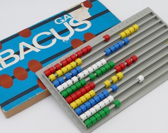 Vintage 1960er Jahre Galt Abacus Original Box Made in England