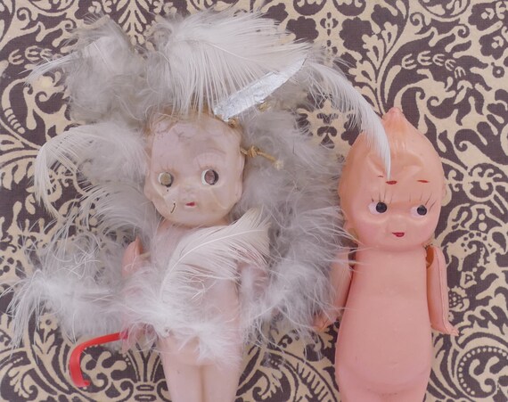 1950年代のヴィンテージ セルロイド製キューピー人形フィギュア - Etsy