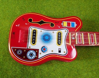 グランドセイコー セール Guitar Electric Toy 1960's Litho Tin Japan Etsy - その他