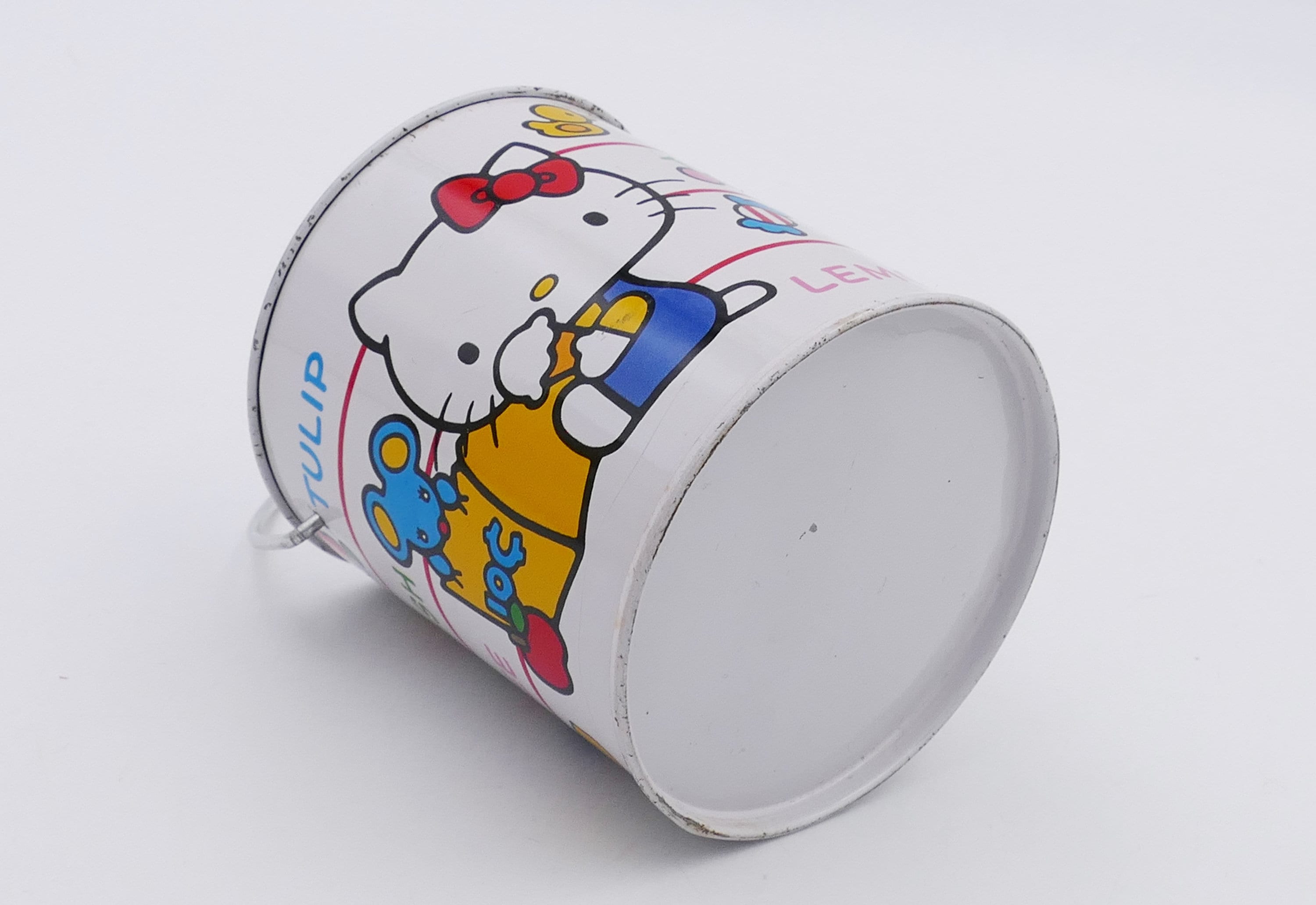 1976 Vintage Sanrio Kawaii 'hello Kitty' Metal Coin Bank Money Box
