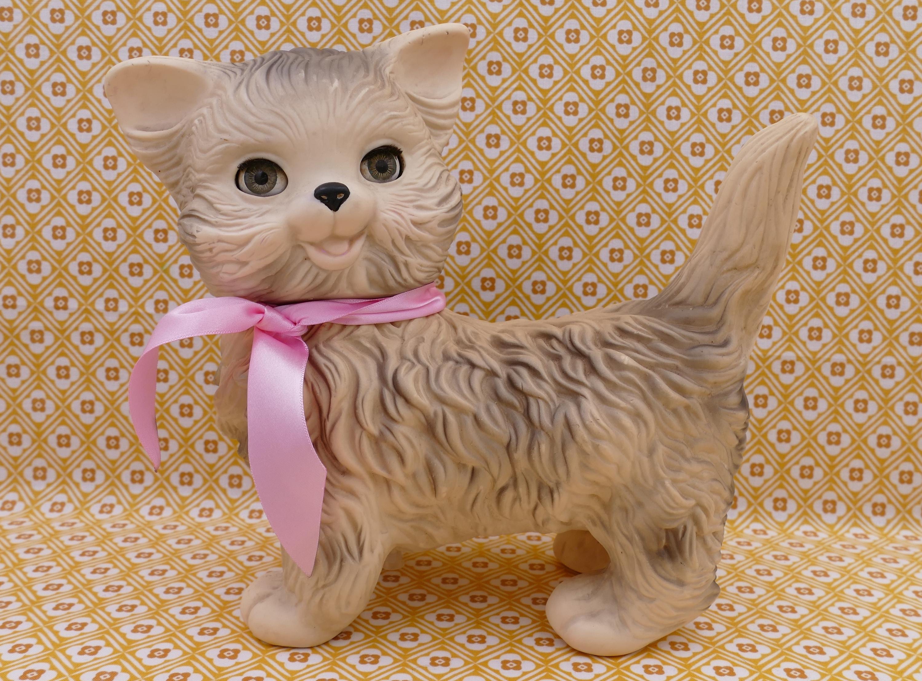 1960's Edward Mobley Large Rubber Cat Squeaky Rubber Toy USA - Etsy