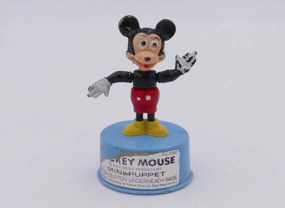 ビンテージ　60s ミッキーマウス　ウォルトディズニー　ソフビ　レトロ　人形 1960年代のビンテージ、コーナー社製ウォルト・ディズニー ミッキー