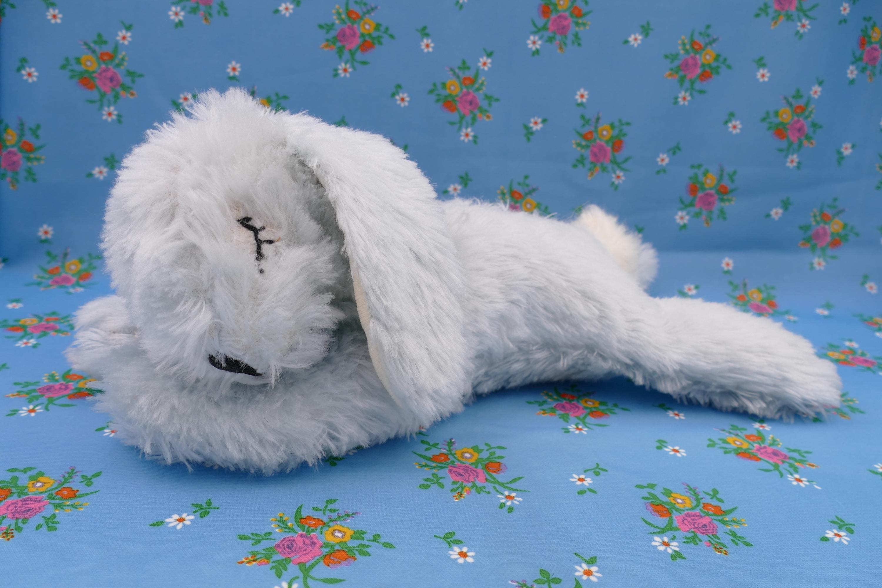 Sleeping Vintage Steiff Bunny - Etsy