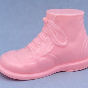 Vintage Reliable Pink Plastic Baby Shoe Piggy Bank Money Box Coin Bank Savings Bank Penny Bank