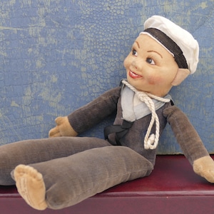 1950s Jollyboys Steamship Souvenir Sailor Doll Jolly Boy Norah Wellings Nautical Memorabilia
