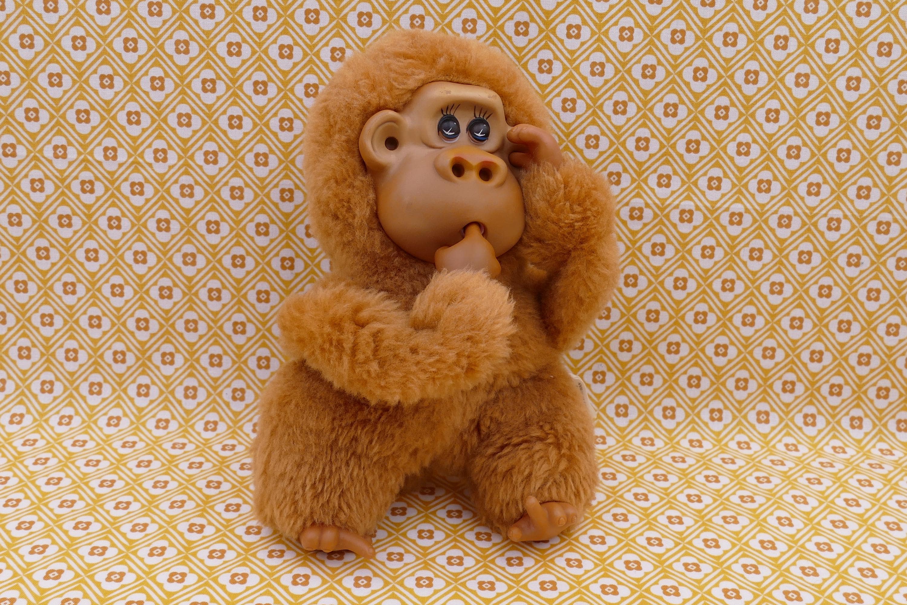 1980's Vintage Rutherford III Thumb-sucking Ape Monkey Soft Toy - Etsy