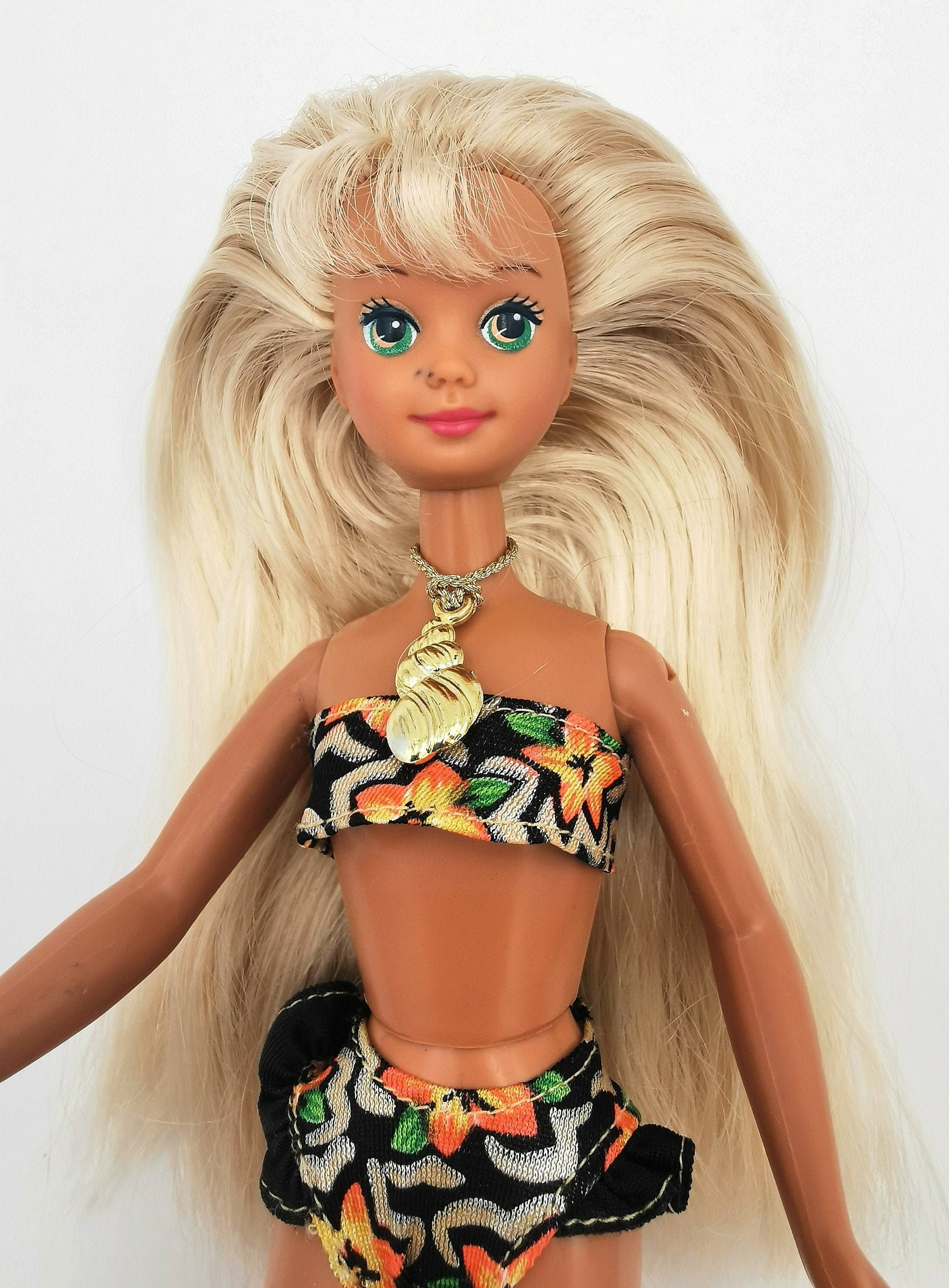 Vintage 1994 Mattel Tropical Splash Skipper Doll Original Clothes