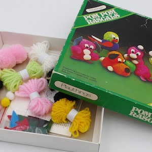 Vintage 1980&#39;s Pom Pom Rascals Original Box