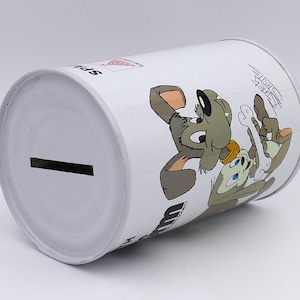 Vintage Promotional Tin Piggy Bank Money Box Coin Bank Savings Bank Penny Bank