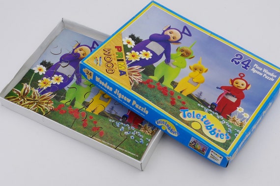 1990's Vintage 24 Piece Teletubbies Wooden Jigsaw Puzzle - Etsy