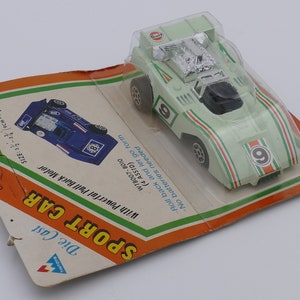 Vintage Die-cast Sport Car with Powerful Pull Back Motor Original Packaging NRFP Hong Kong