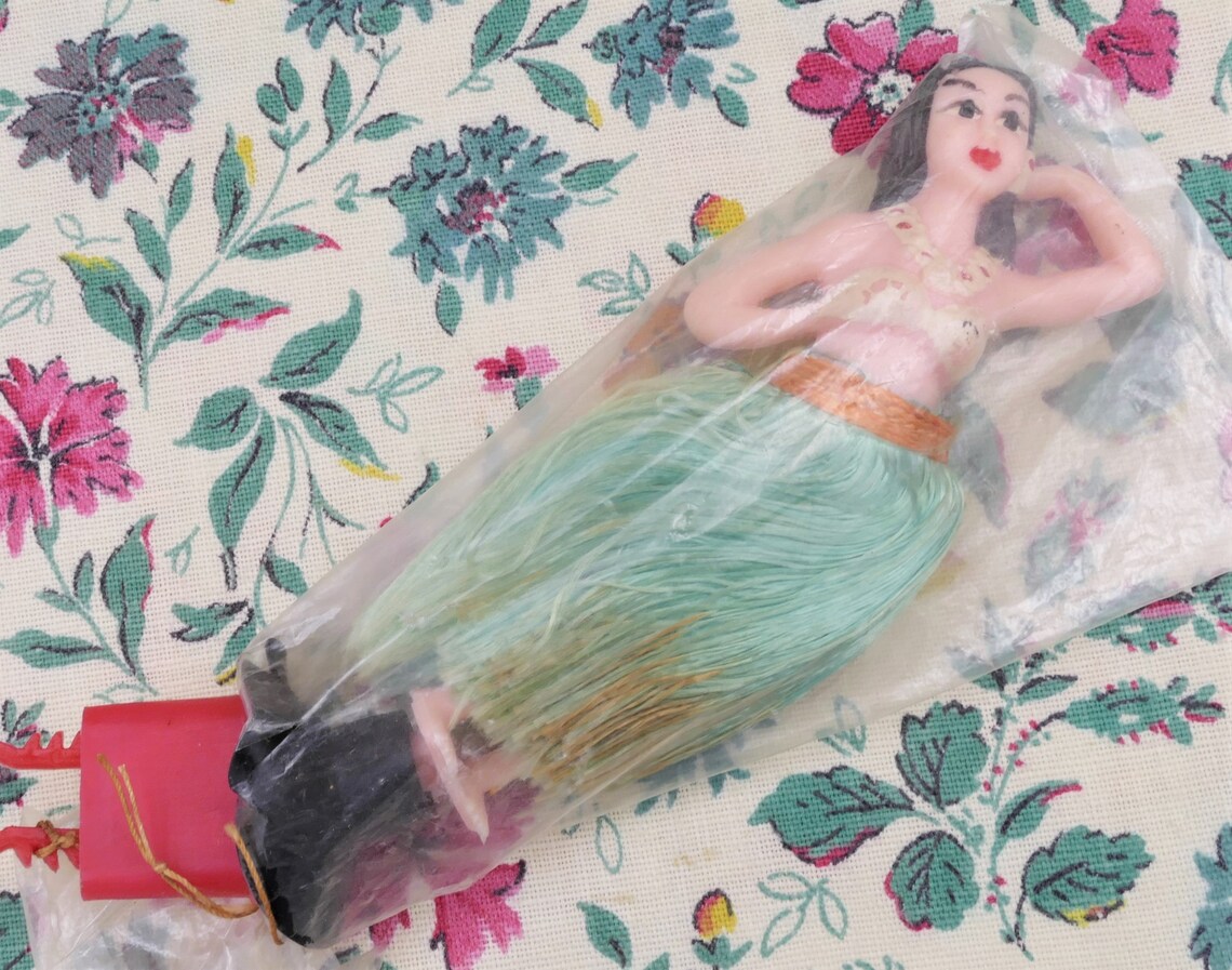 Vintage Dashboard Hula Dancer Doll Hawaii Etsy