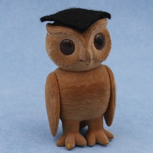 1980&#39;s Forest Families OWL Dad MC Toy Vintage