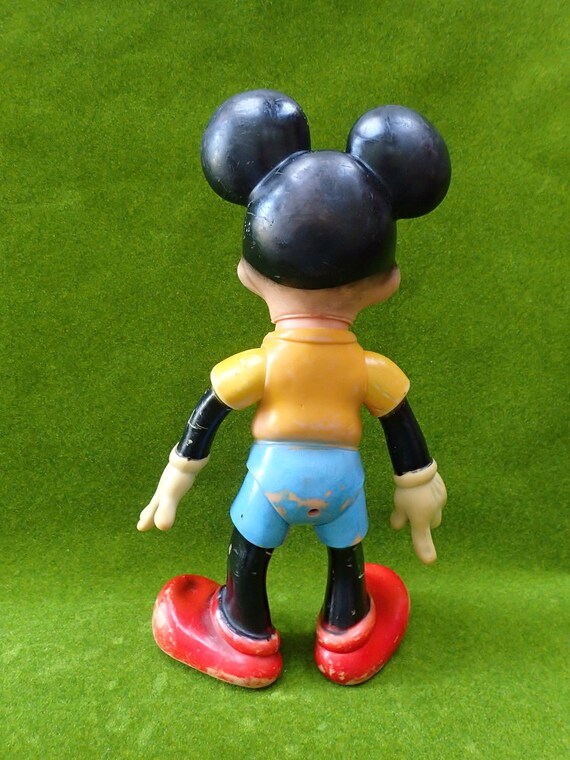 1960's Walt Disney Mickey Mouse Ledraplastic Type Rubber