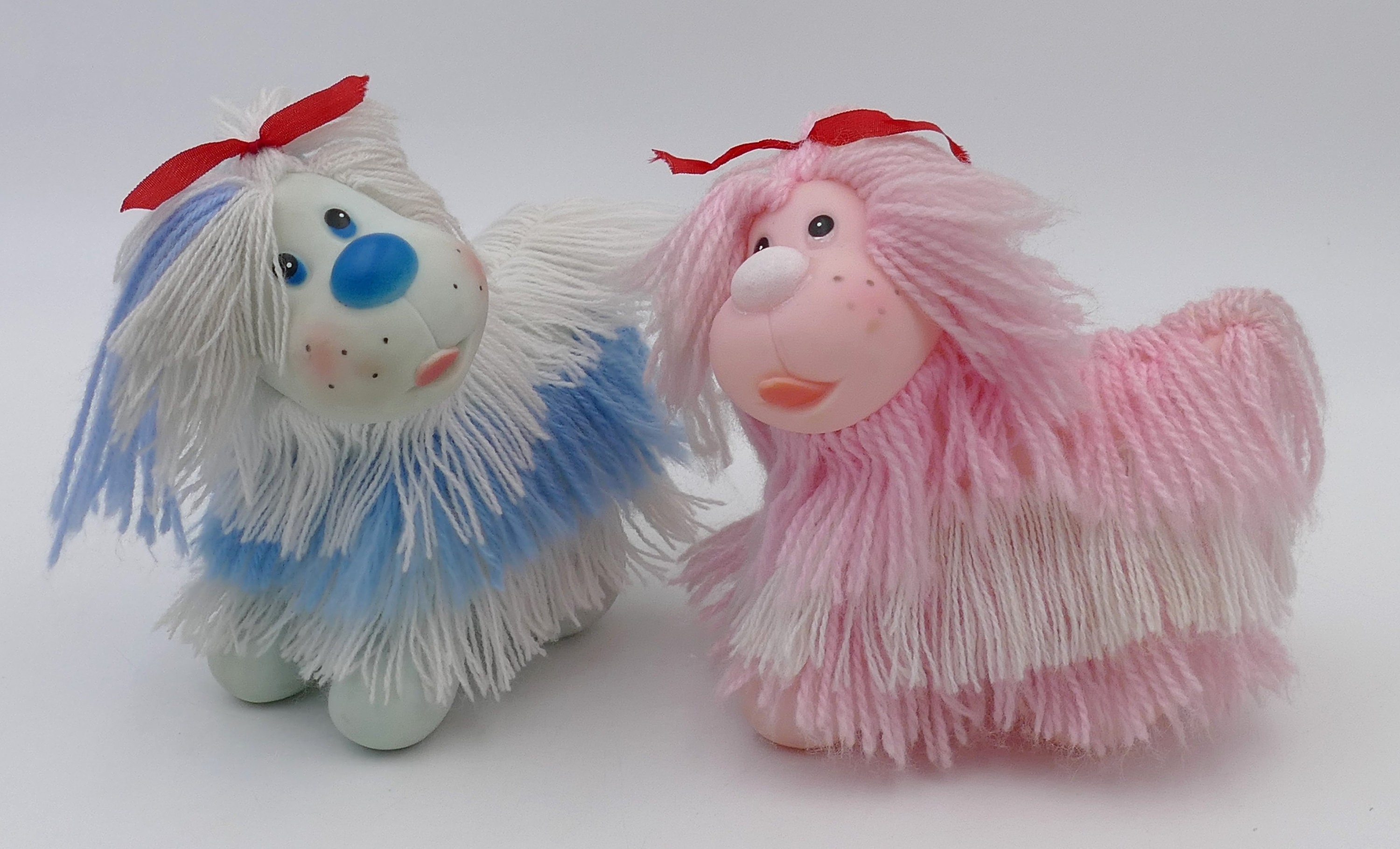 1987 M-toys 'i'm a Li'l Shaggy Doggy Mommy' Toy Figurine Fluppy