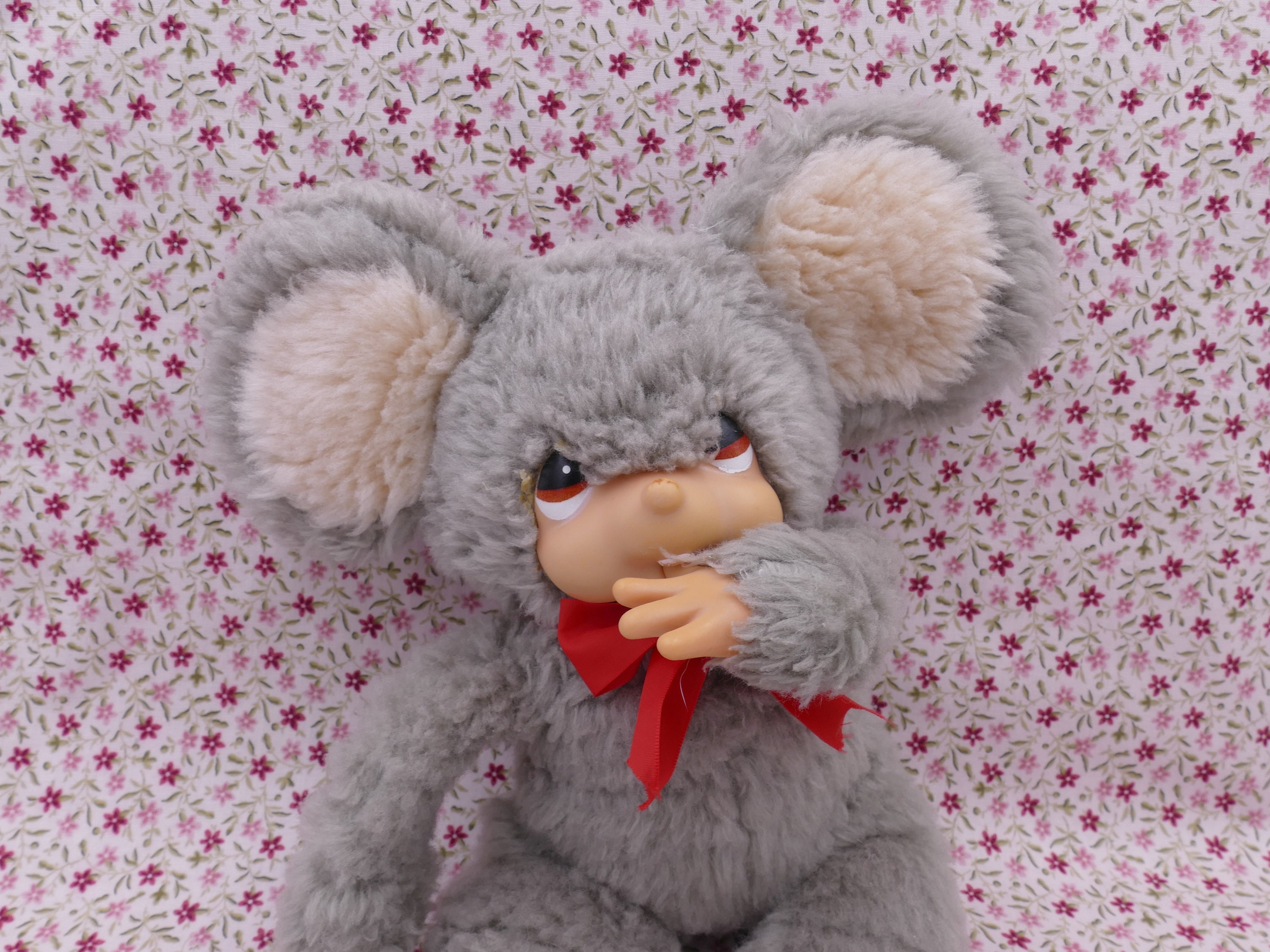 Vintage 1979 Moppy Mouse Sargento Cheese Plush Thumb-sucking Russ