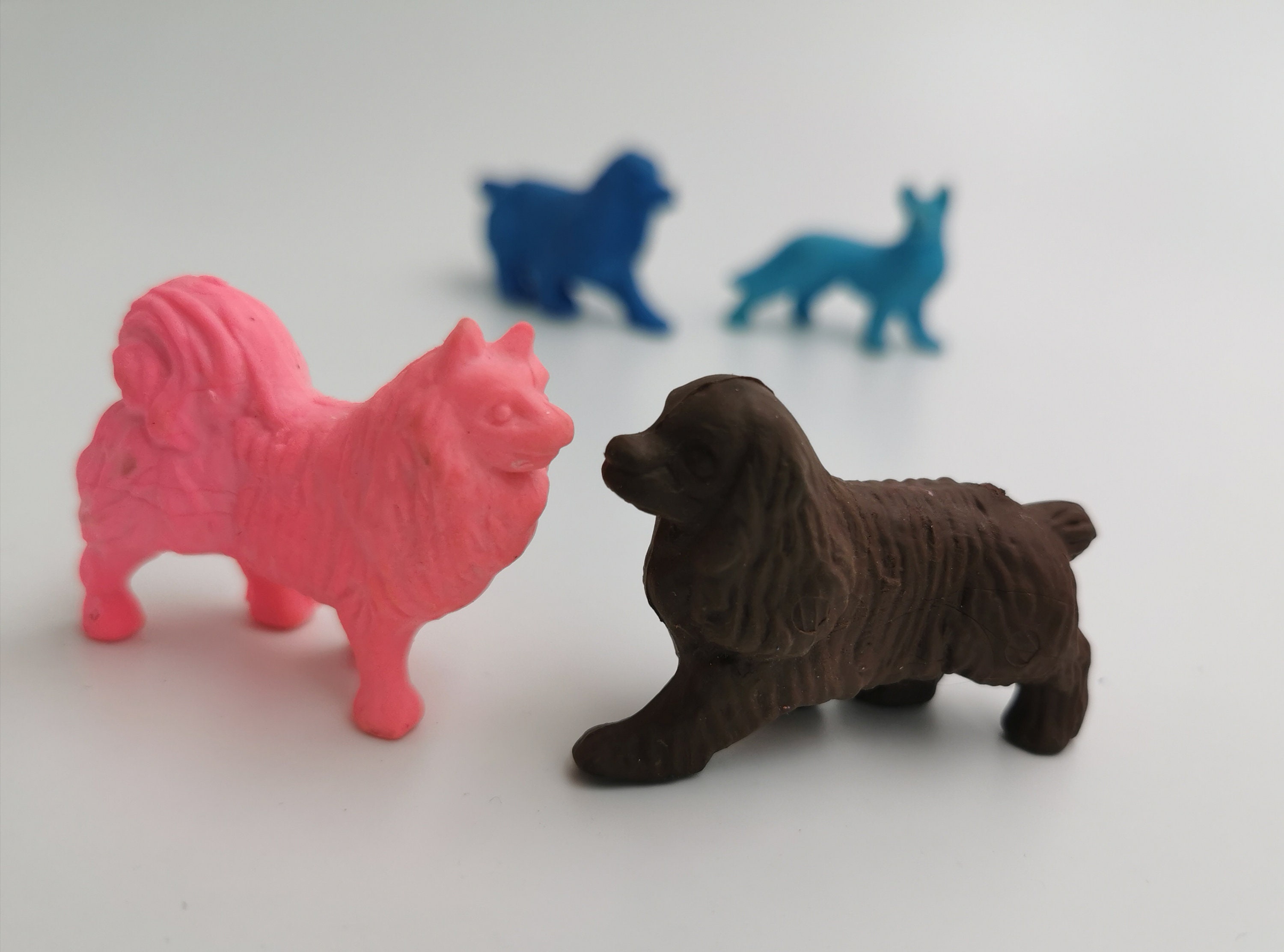 1980's Dog Novelty Erasers Etsy