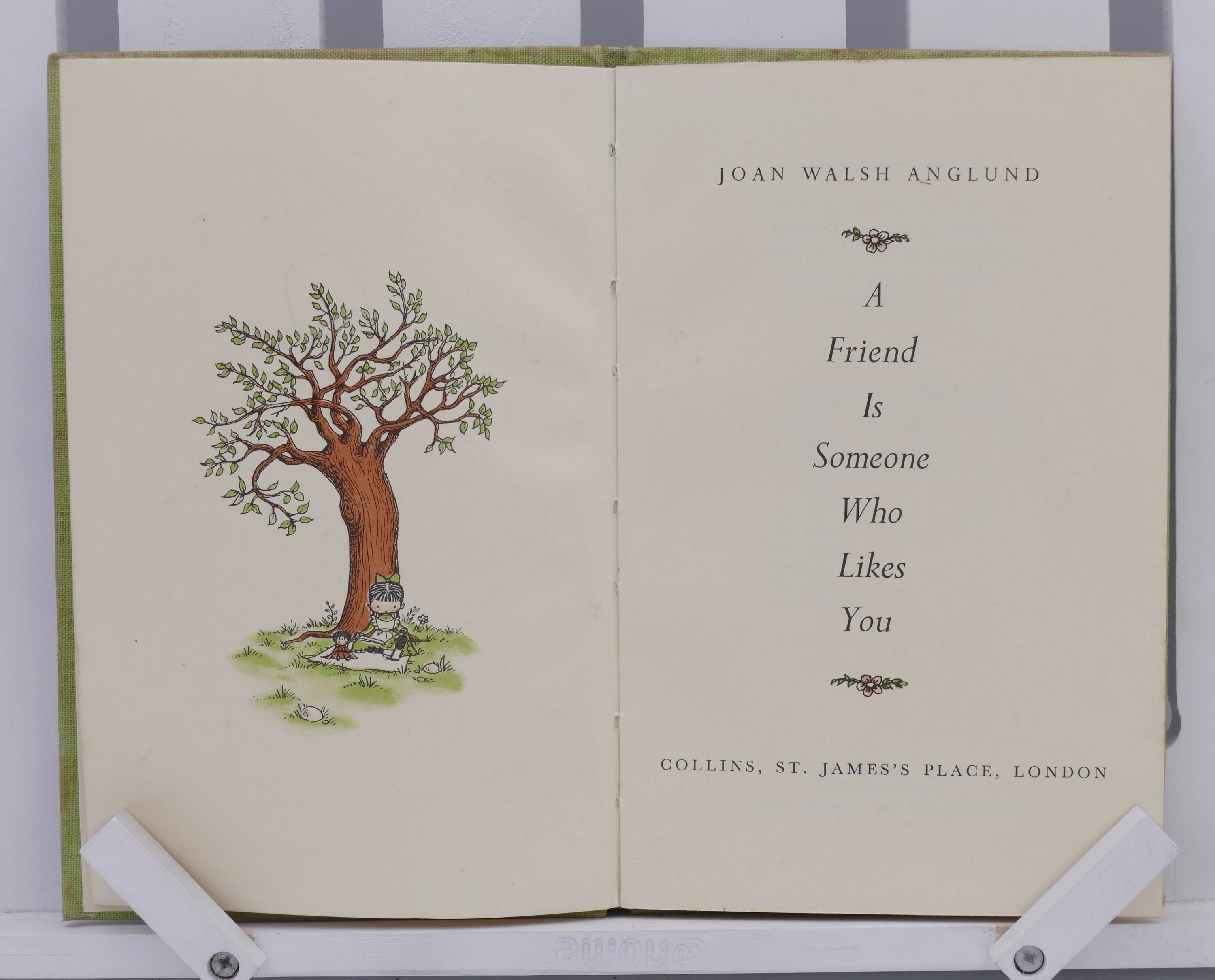 Vintage 1967 A Friend is Someone Who Likes You Joan Walsh