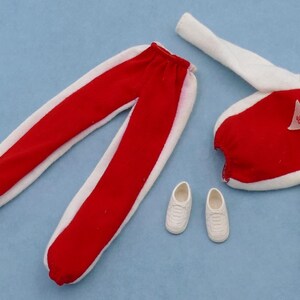 1984 Original Mattel Barbie Fashion Doll Clothing Track Suit #7913