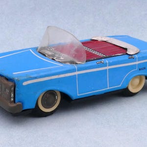 Vintage Tin Litho Tinplate Lithographed Friction Toy Car