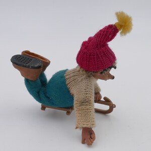 Figurine Peter Mecki Autriche 1950 - Berger Hérisson - TBE