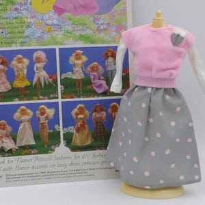 1982 Creata Flower Princess Fashion Doll Original Clothing #1100
