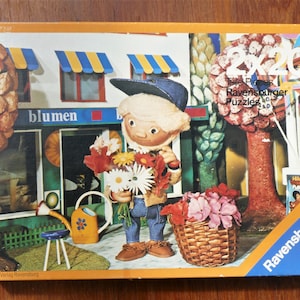 1973 Ravensburger Sandmännchen Board Puzzles Pair Complete