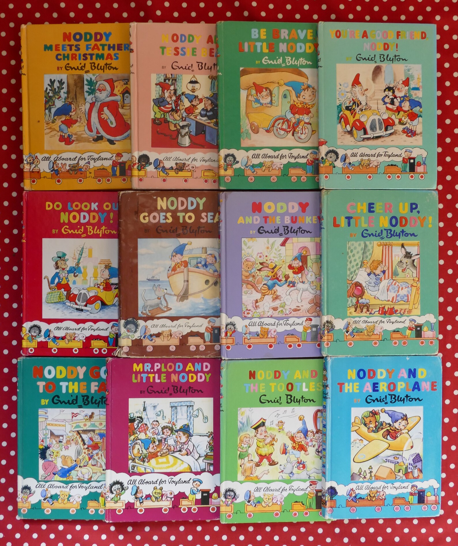 Vintage Noddy Enid Blyton Story Books Etsy