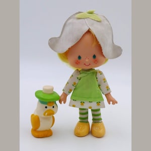Vintage 1979 Kenner AGC Strawberry Shortcake Mint Tulp Doll with Pet Mallard Marsh