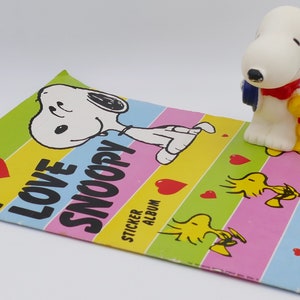 Snoopy Charlie Brown 1972 Panini-stickeralbum 127 stickers piepend beeldje speelgoed