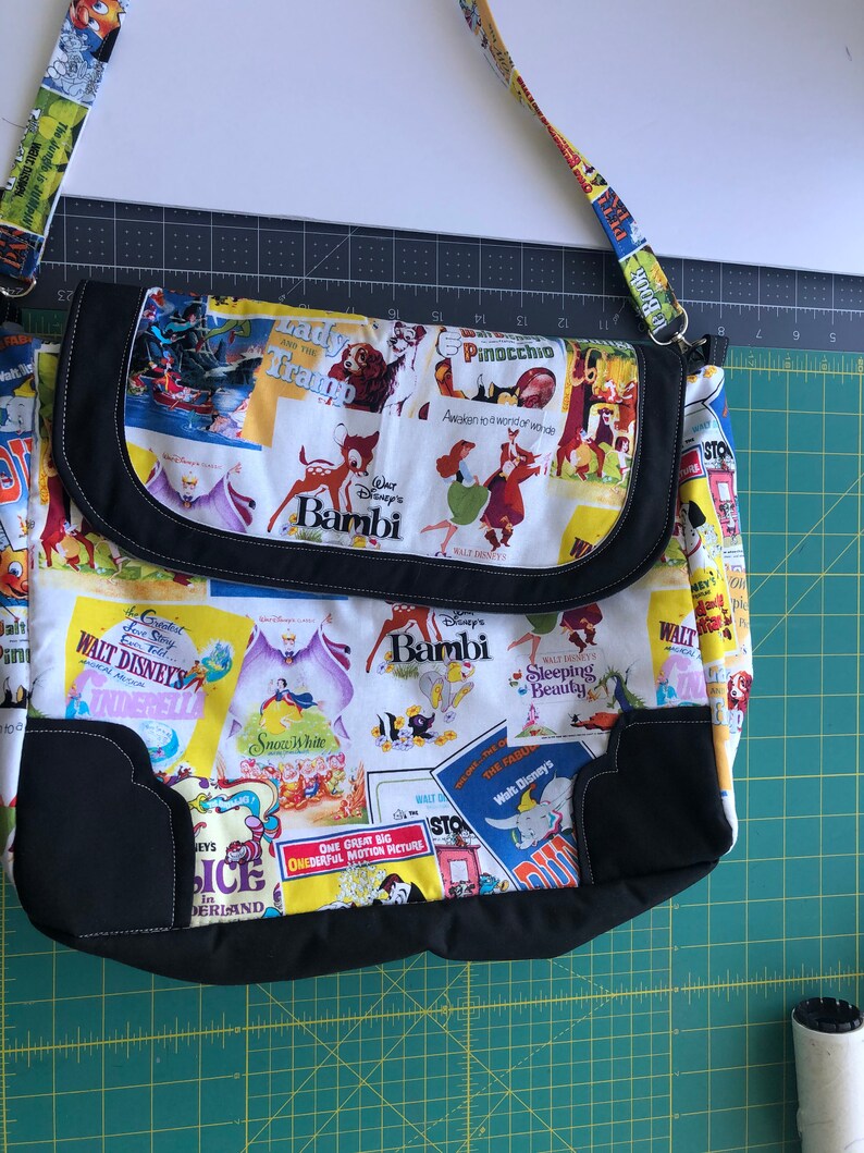 Walt Disney messenger bag.
