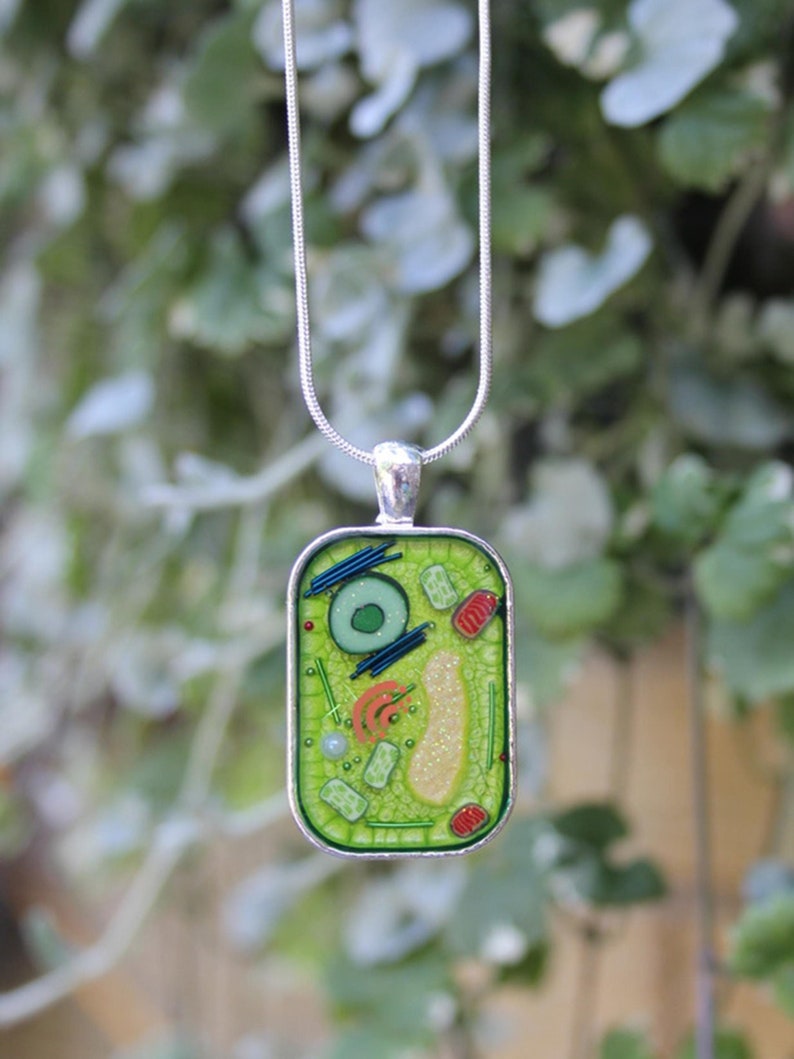 plant cell necklace