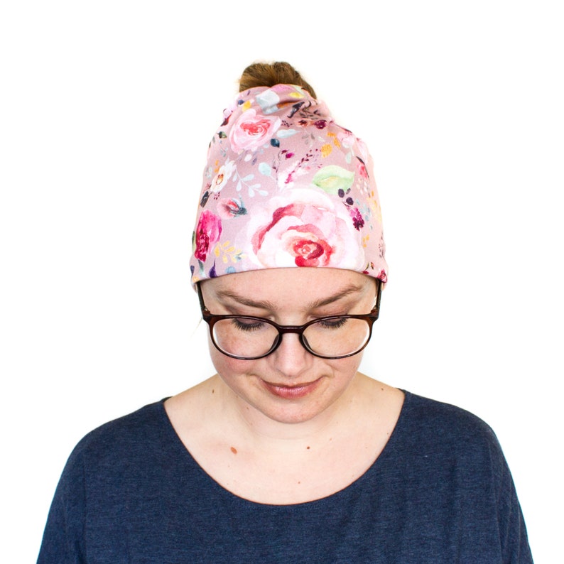 Dance Teacher Gifts Messy Bun Beanie Hats Women Ponytail Beanie