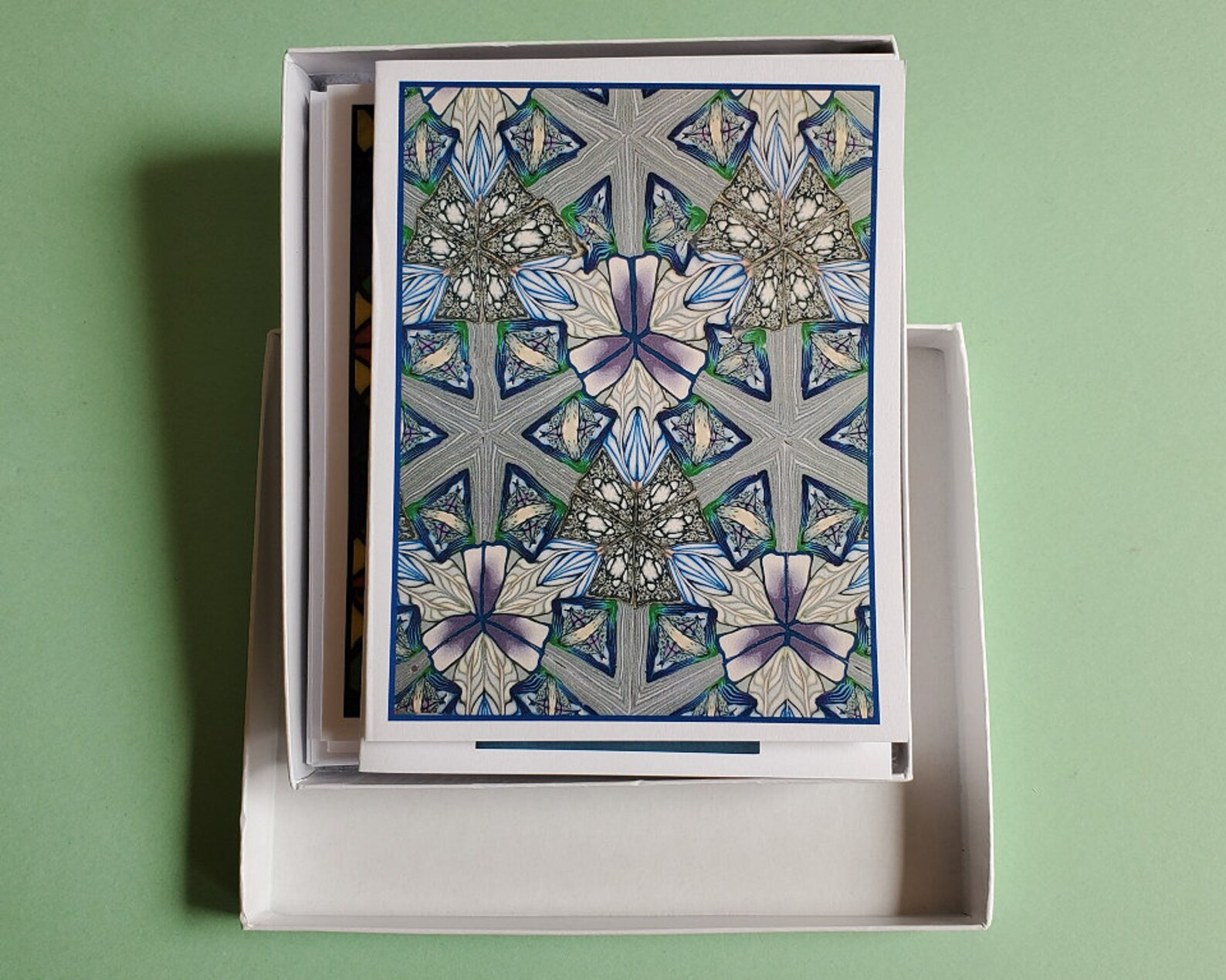 Set of 6 Blank Greeting Cards Etsy