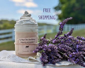 Lavender Whipped Tallow Balm, Grass-Fed Tallow