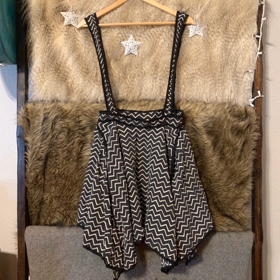 Suspender Full Skirt with Pockets