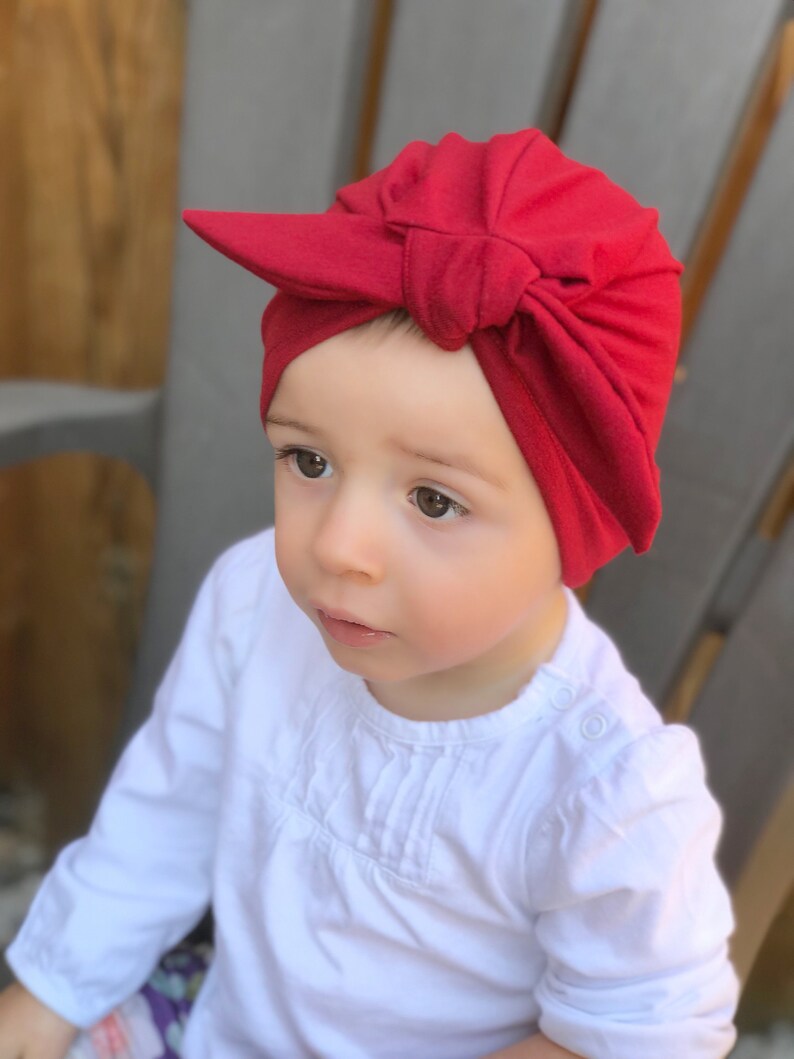 Infant Turban /baby Turban / Baby Girl Turban Hat/ Knot Etsy