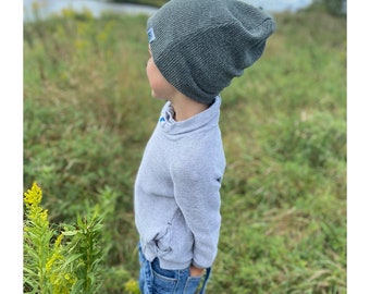 Fall/ Winter Collection - Slouchy Beanie/ toddler slouchy hat/ Adult beanie /kids green beanie/ slouchy hipster beanie/ slouchy hat - Olive