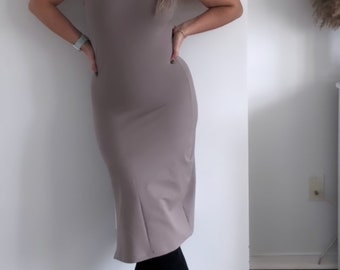 Maxi-jurk met split voor dames